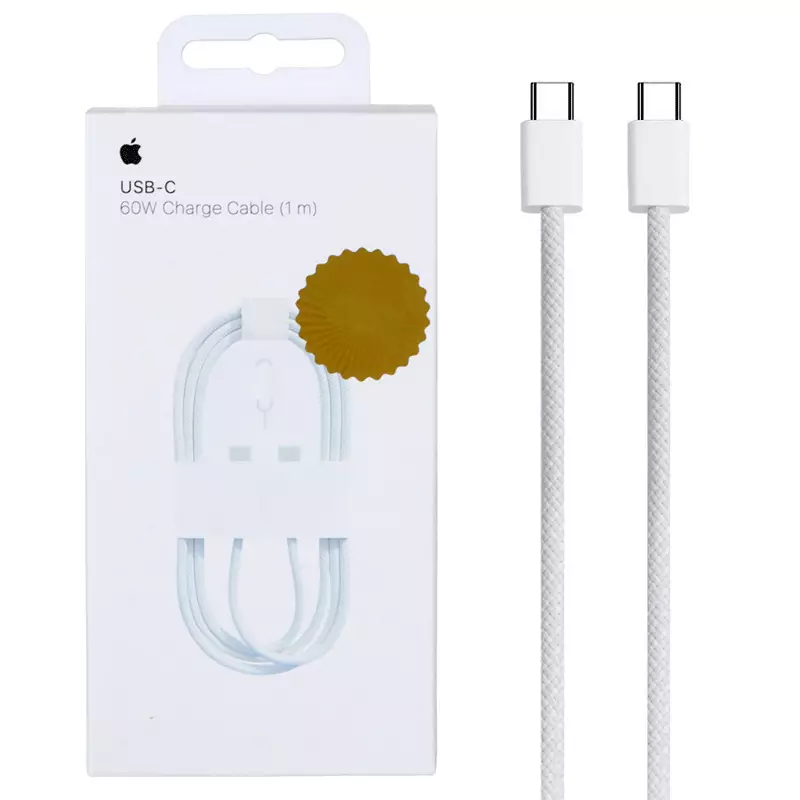 کابل شارژ Type-C به Type-C آیفون ۱۶ مدل MQKJ3ZM/A CH طول ۱ متر