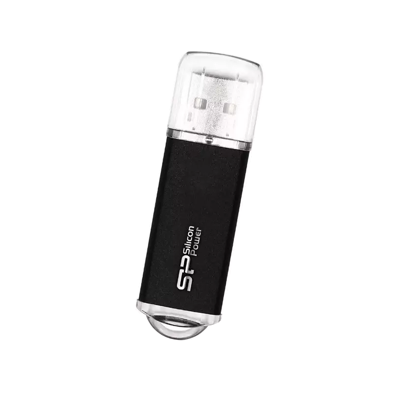 فلش مموری سیلیکون پاور مدل ultima 2 i series usb 2 0 ظرفیت 16 گیگابایت رنگ مشکی