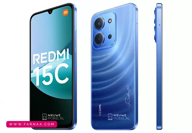 گوشی موبایل شیائومی Redmi 15C ظرفیت 256 رم 8 گیگابایت