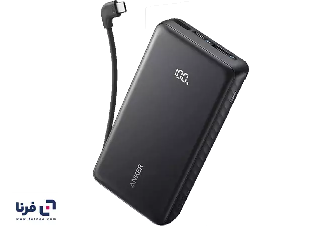 پاوربانک انکر مدل Zolo A110E ظرفیت 20000 میلی آمپر ساعت توان 22.5 وات