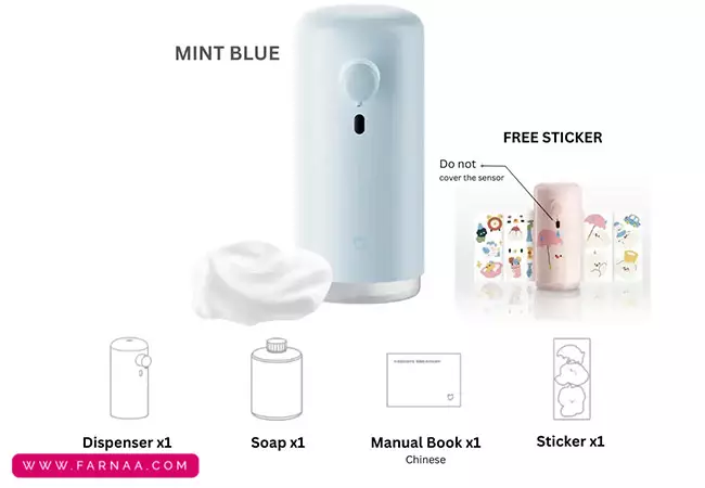 فوم ساز اتوماتیک شیائومی مدل Automatic Soap Dispenser Mijia MJXSJ06XW