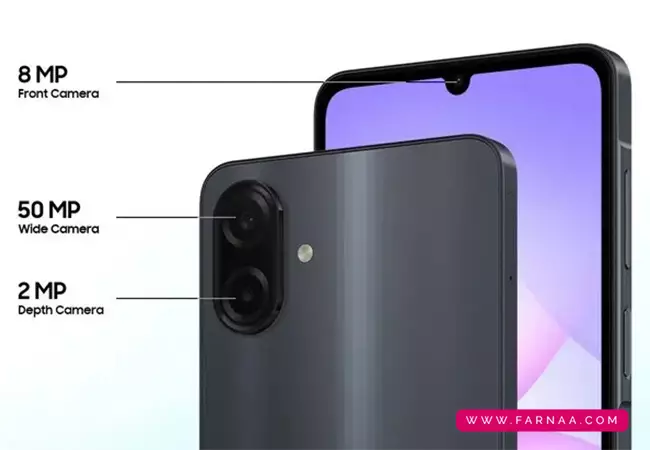 گوشی موبایل سامسونگ A07 4G ظرفیت ۱۲۸ رم ۴ گیگابایت