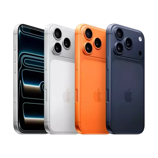 رنگبندی نمای پشت و جلو  گوشی موبایل اپل مدل iPhone 17 Pro Max Not Active دوسیم کارت ظرفیت 256 گیگابایت و رم 12 گیگابایت پارت نامبر ZAA
