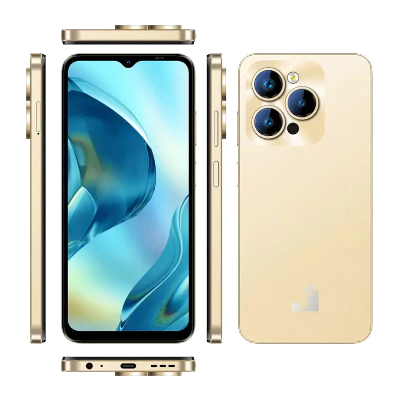 گوشی موبایل ژوبیتر مدل jPhone K10 ظرفیت 64 گیگابایت رم 3 گیگابایت رم مجازی 3 گیگابایت طلایی