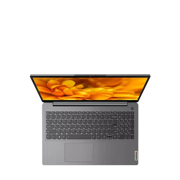 نمای بالا لپ تاپ 15.6 اینچی لنوو مدل IP3 Core i7 1165G7 8GB 1T MX450 رنگ خاکستری