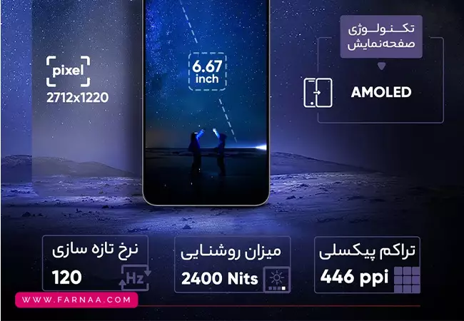 گوشی موبایل داریا Bond II 5G ظرفیت 512 گیگابایت رم 12 گیگابایت