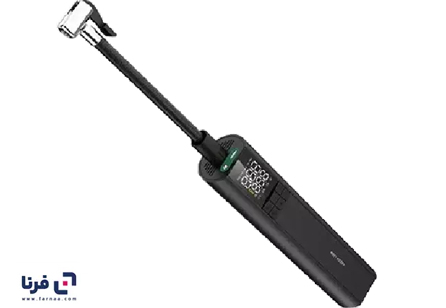 طراحی پمپ باد خودرو و دوچرخه گرین لاین مدل GL-A3 با فشار 150 PSI