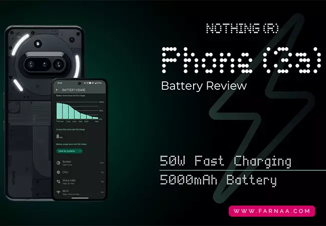 گوشی ناتینگ فون 3a 5G با ظرفیت 256 گیگابایت و رم 8 گیگ