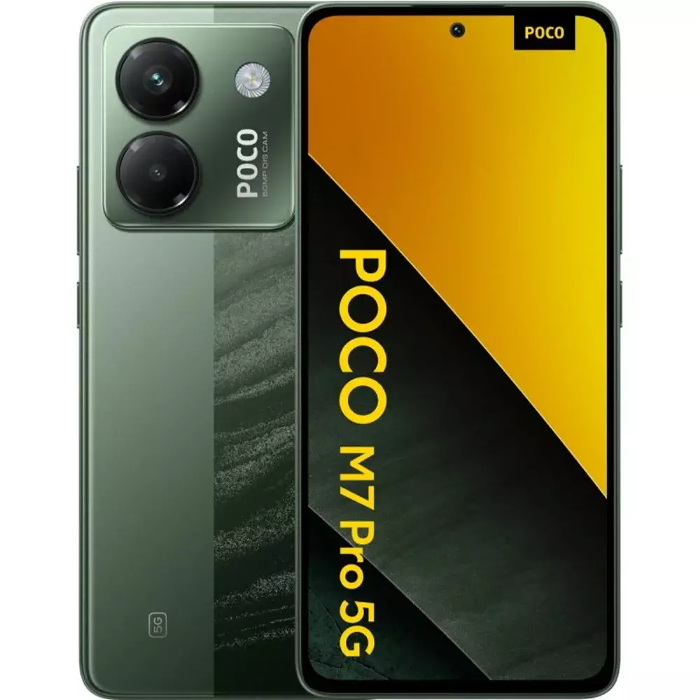 تصور پشت و جلوی  گوشی موبایل شیائومی Poco M7 Pro ظرفیت 256 رم 12 گیگابایت