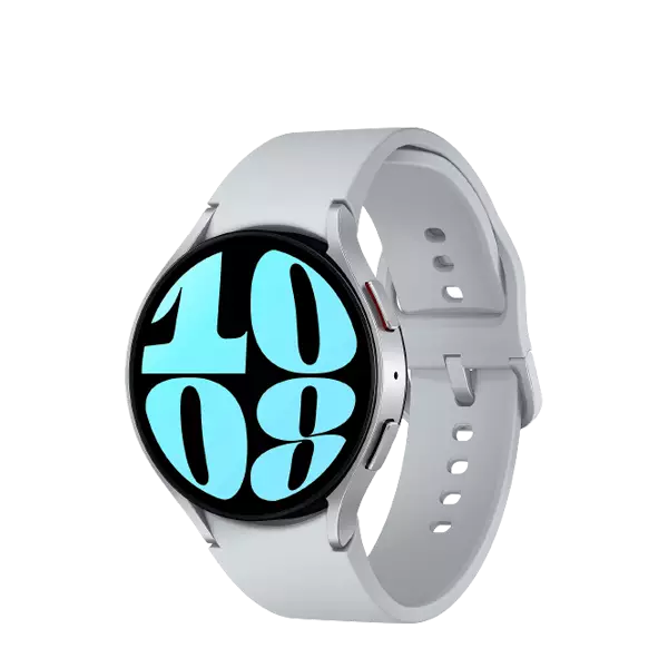 نمای نیم رخ راست ساعت هوشمند سامسونگ مدل Galaxy Watch6 R930 40mm نقره ای