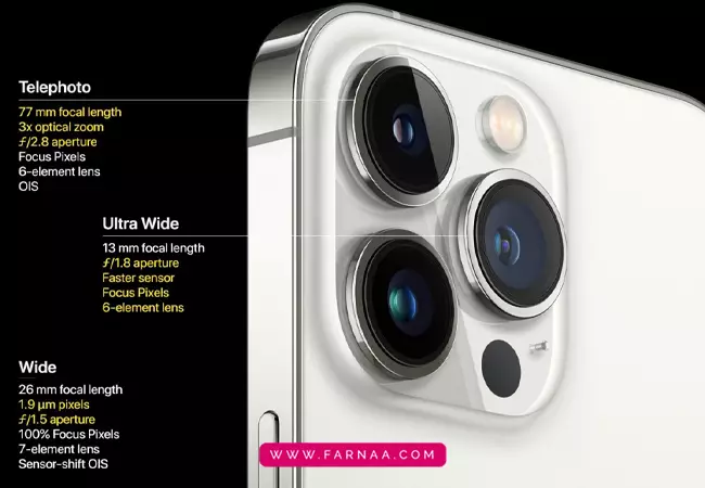 گوشی موبایل اپل مدل iPhone 13 Pro Max ZAA Not Active دو سیم کارت ظرفیت 256 رم 6 گیگابایت