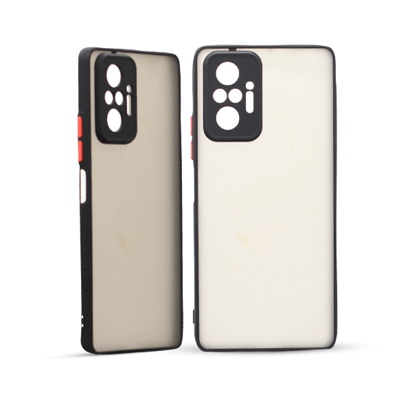 پنل جلو و پشت کاور مدل هیبریدی پشت مات مناسب برای گوشی موبایل شیائومی Note 10 pro max مشکی