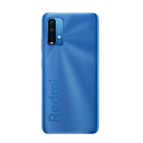 نمای پشت گوشی موبایل شیائومی Redmi Note 9 ظرفیت 128 رم 6 گیگابایت آبی