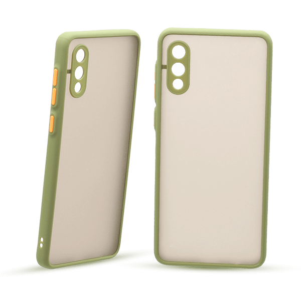 پنل پشت و جلو کاور مدل هیبریدی پشت مات مناسب برای گوشی موبایل سامسونگ GALAXY A02 سبز