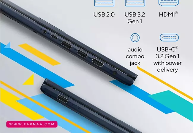 لپ تاپ ۱۵.۶ اینچی ایسوس مدلVivobook 15 X1504VA Nj816 Corei3 1315U 8GB 512GB