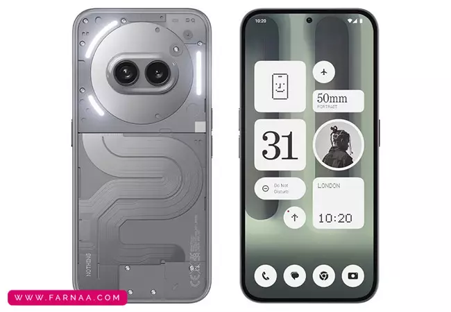 گوشی موبایل ناتینگ Phone 2a با ظرفیت 128 گیگابایت و رم 8 گیگابایت