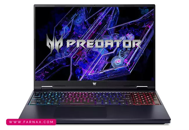 لپ تاپ ایسر Predator Helios Neo 16 PHN16 72 99PA core i9 14900HX 16GB DDR5 1TB SSD