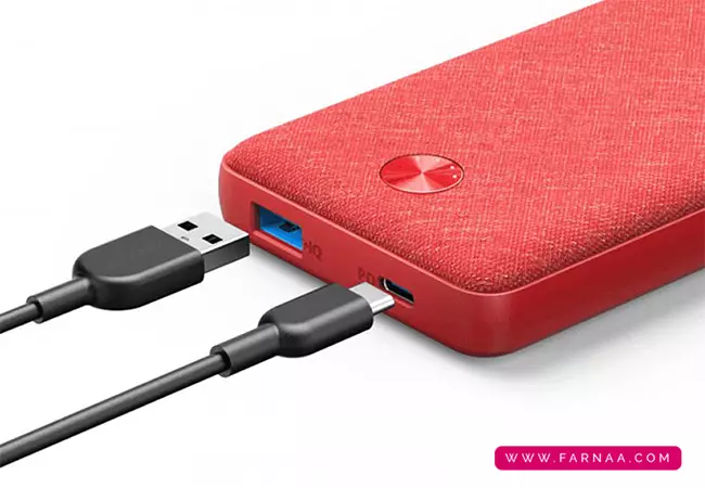 پاوربانک انکر مدل A1287 Essential PD ظرفیت 20000 میلی آمپر ساعت
