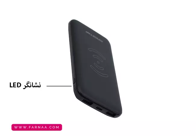نشانگر LED پاوربانک کینگ استار مدل KP10032W ظرفیت 10000 میلی آمپر ساعت