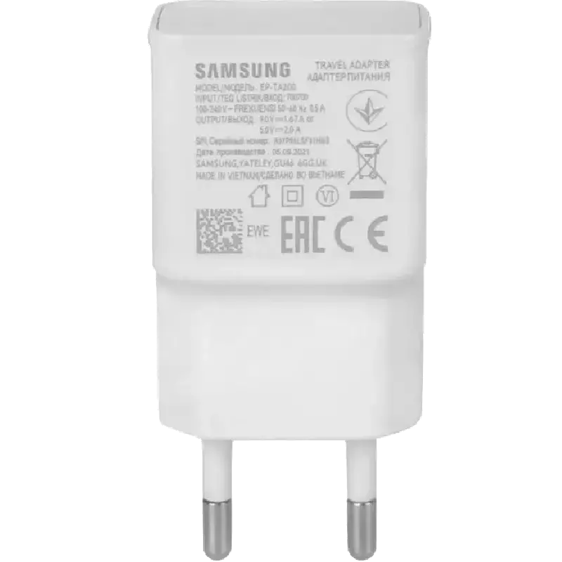 شارژر دیواری سامسونگ مدل TA200 S10 RFT PD