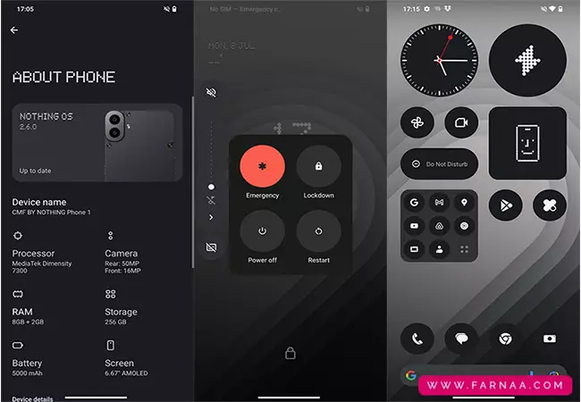 گوشی موبایل Nothing مدل CMF phone 1 ظرفیت ۱۲۸ گیگابایت و رم ۸ گیگابایت