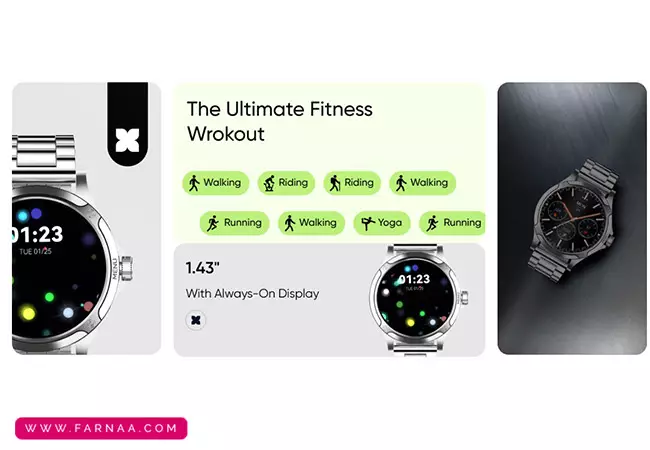 ساعت هوشمند تی سی اچ مدل HD2 3D Hero2