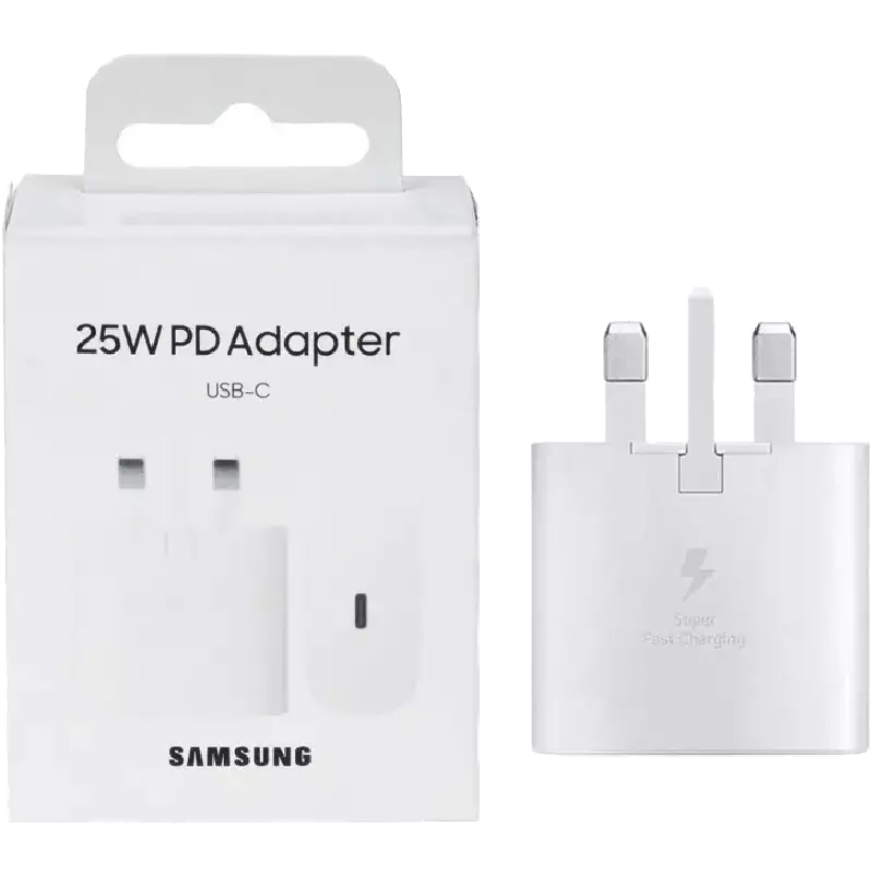 شارژر دیواری سه پین سامسونگ مدل 25W TA800 PD