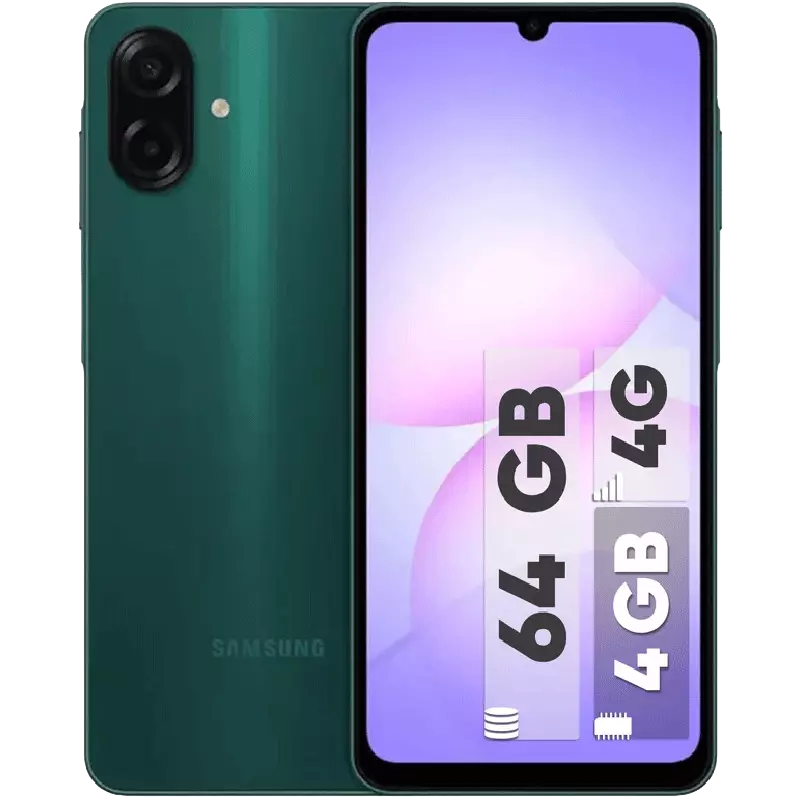 گوشی موبایل سامسونگ A07 4G ظرفیت 64 رم 4 گیگابایت