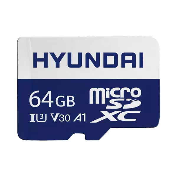 Hyundai A1 V30 U3 C10 100MB s 64GB MicroSD Card