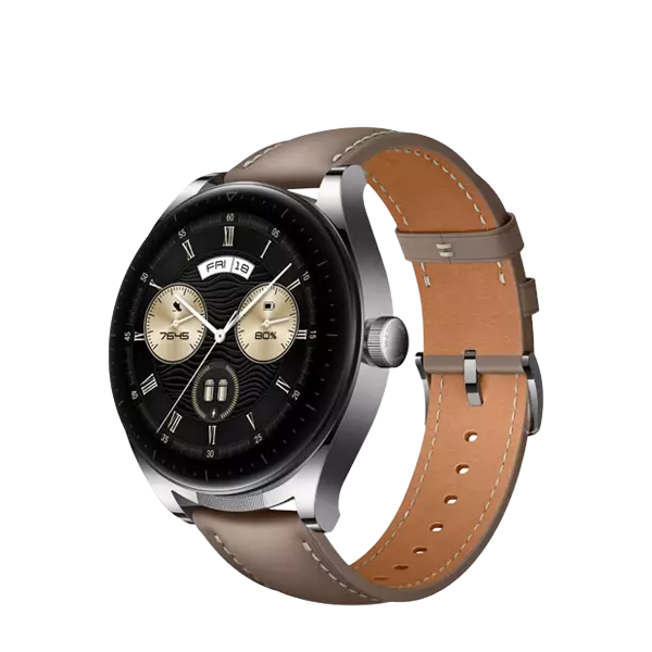 نمای جلو ساعت هوشمند هواوی مدل Watch Buds رنگ نقره‌ای