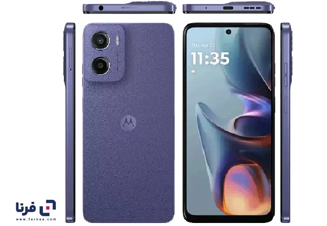 طراحی ظاهری گوشی موبایل MOTOROLA مدل E15 ظرفیت ۶۴ گیگابایت و رم ۲ گیگابایت