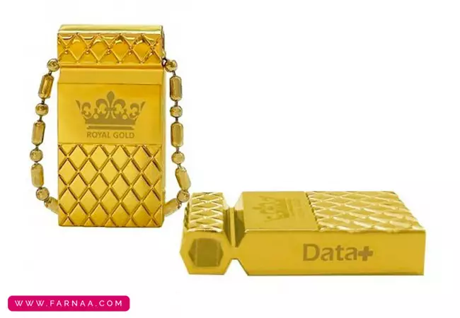 فلش مموری دیتا پلاس مدل Royal Gold 3.2 ظرفیت 64 گیگابایت