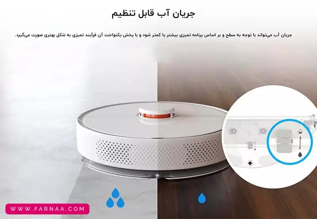 جاروبرقی رباتیک هوشمند شیائومی Roborock S6 Pure