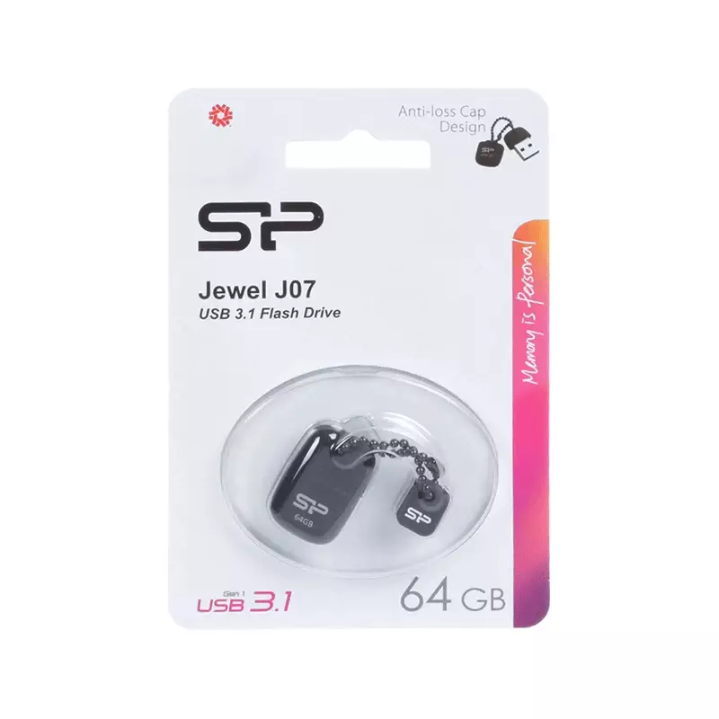 فلش مموری سیلیکون پاور مدل Jewel J07 ظرفیت 64 گیگابایت جعبه