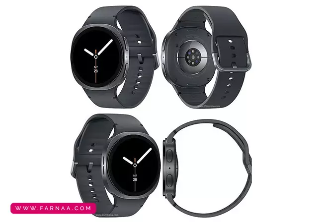 ساعت هوشمند 44 میلی‌متری سامسونگ مدل Galaxy Watch 8 با بند پلاستیکی