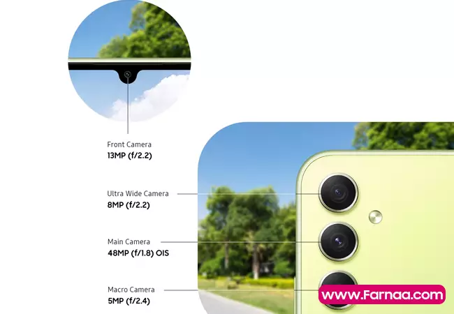 بررسی دوربین گوشی موبایل سامسونگ مدل گلکسی A34 5G با ظرفیت ۲۵۶ گیگابایت و رم ۸
