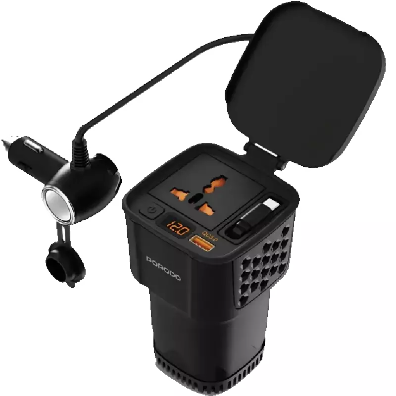 Porodo PDCI103BK 200W car power inverter