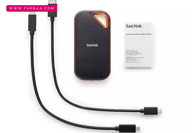 هارد اس اس دی اکسترنال سن دیسک مدل E61 Extreme ظرفیت 4 ترابایت