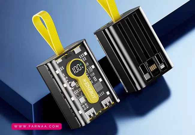 پاوربانک ایکس انرژی مدل X-812T 20W با ظرفیت 10000 میلیآمپر ساعت