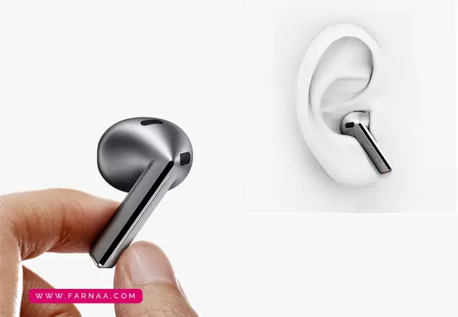 طراحی هندزفری بلوتوثی سامسونگ مدل Galaxy Buds 3