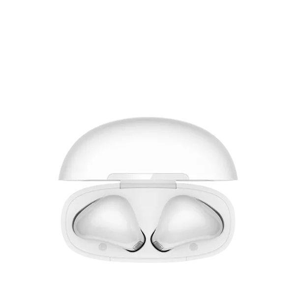 نمای بالا هندزفری بلوتوثی کیو سی وای مدل AilyPods T20 رنگ سفید