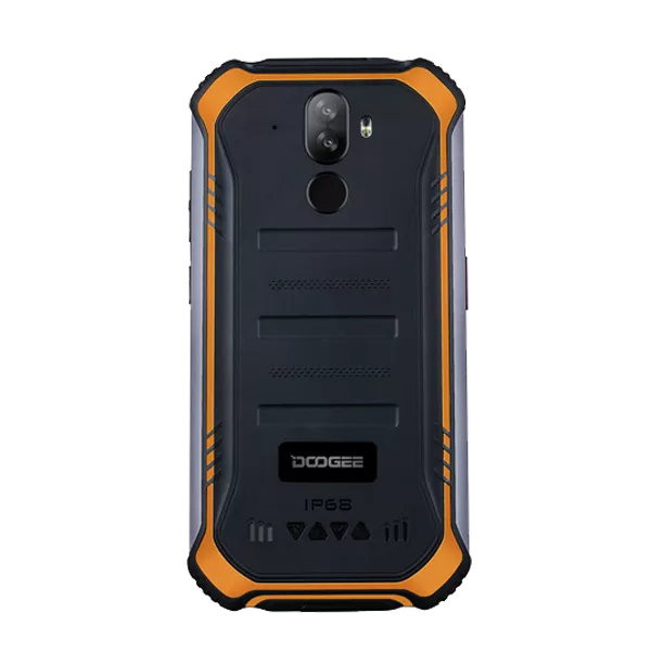 پنل پشت  گوشی موبایل دوجی S40 ظرفیت 64 رم 4 گیگابایت مشکی نارنجی