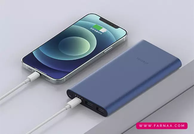 پاوربانک فست شارژ شیائومی مدل PB100DZM ظرفیت 10000 میلی‌آمپر ساعت W22.5