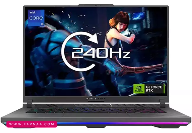 لپ تاپ 16 اینچی ایسوس مدل ROG Strix 16 G614gir i9 14900HX 32GB 1TB RTX4070