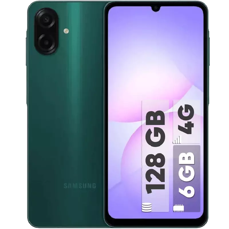 گوشی موبایل سامسونگ A07 4G ظرفیت 128 رم 6 گیگابایت
