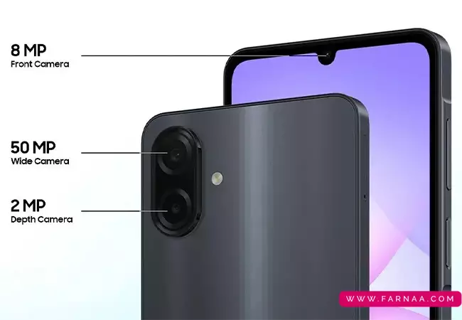 گوشی موبایل سامسونگ A07 4G ظرفیت 64 رم 4 گیگابایت