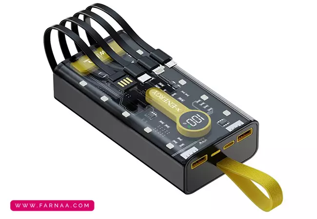 پاوربانک ایکس انرژی مدل X-822T 22.5W با ظرفیت 20000 میلی آمپر ساعت