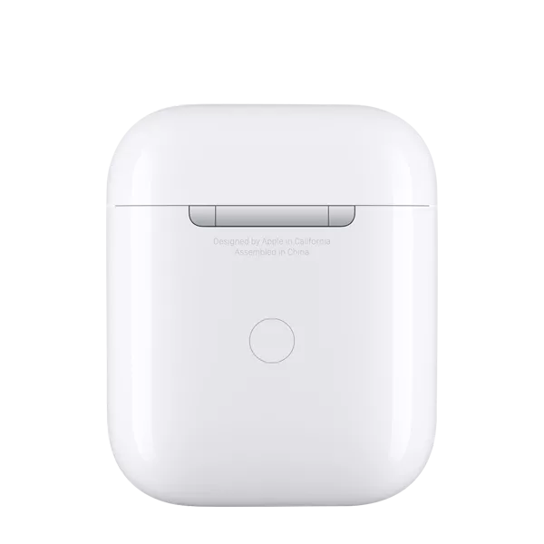 نمای محفظه هدفون بی‌ سیم اپل مدل ایرپاد 2 رنگ سفید