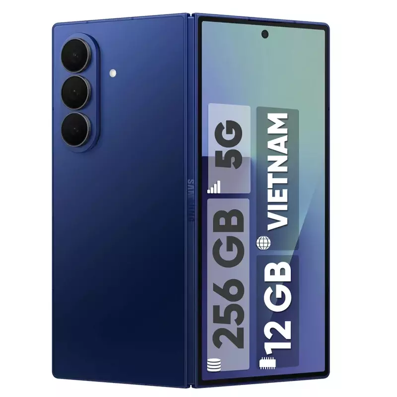 نمای پشت و جلو گوشی موبایل سامسونگ مدل Galaxy Z Fold 7 دو سیم‌کارت ظرفیت 256 گیگابایت و رم 12 گیگابایت (ویتنام)