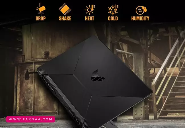 لپ تاپ 15.6 اینچی ایسوس مدل TUF Gaming A15 FA506NFR HN114 R7 7435HS 8GB DDR5 512GB SSD RTX2050 FHD